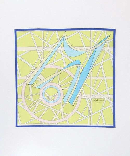 green label relaxing / グリーンレーベル リラクシング ハンカチ | ＜Dieffe Kinloch＞コットン プリント ハンカチ | 詳細1