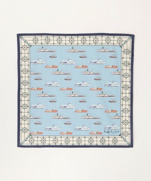 green label relaxing / グリーンレーベル リラクシング ハンカチ | ＜Dieffe Kinloch＞コットン プリント ハンカチ | 詳細7