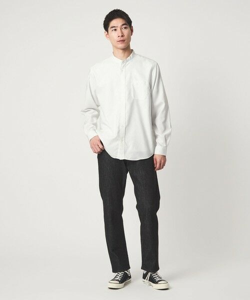 green label relaxing / グリーンレーベル リラクシング シャツ・ブラウス | W/R オックスフォード バンドカラー 長袖 シャツ | 詳細1
