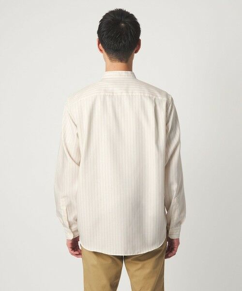 green label relaxing / グリーンレーベル リラクシング シャツ・ブラウス | W/R オックスフォード バンドカラー 長袖 シャツ | 詳細9