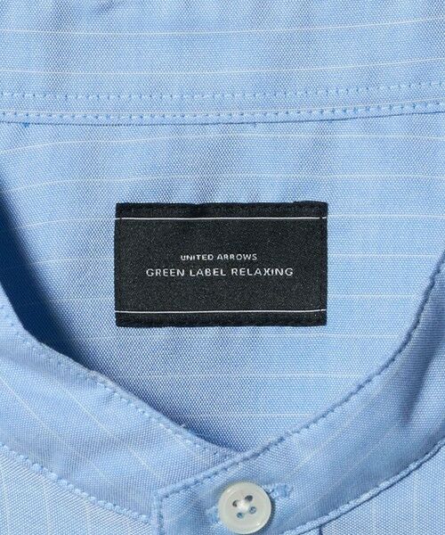 green label relaxing / グリーンレーベル リラクシング シャツ・ブラウス | W/R オックスフォード バンドカラー 長袖 シャツ | 詳細15