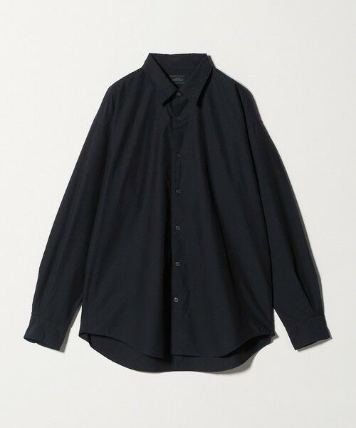 green label relaxing / グリーンレーベル リラクシング シャツ・ブラウス | 120/2 ブロード レギュラーカラー シャツ（DK.GRAY）