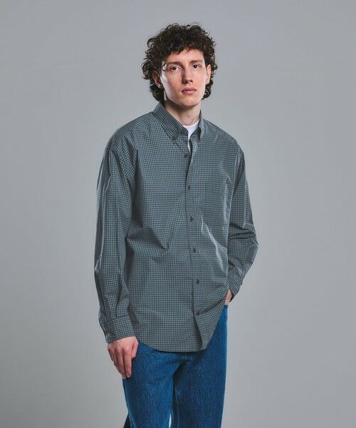 green label relaxing / グリーンレーベル リラクシング シャツ・ブラウス | 120/2 ブロード ボタンダウン シャツ（COBALT）