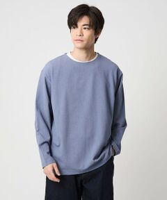 green label relaxing / グリーンレーベル リラクシング カットソー | KIVANC ノーカラー 長袖 Tシャツ