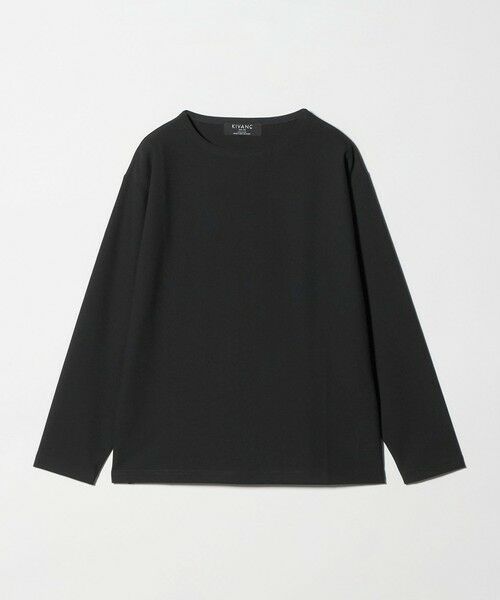 green label relaxing / グリーンレーベル リラクシング カットソー | KIVANC ノーカラー 長袖 Tシャツ | 詳細3