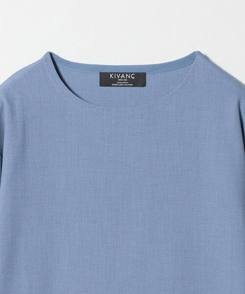 green label relaxing / グリーンレーベル リラクシング カットソー | KIVANC ノーカラー 長袖 Tシャツ | 詳細27