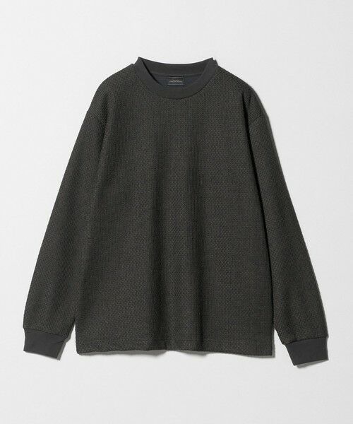 green label relaxing / グリーンレーベル リラクシング カットソー | クリア ラッセル クルーネック カットソー（DK.GRAY）