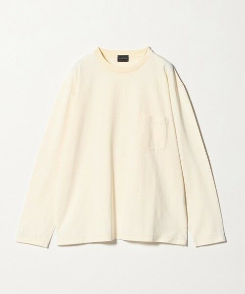 green label relaxing / グリーンレーベル リラクシング Tシャツ | ヴィンテージライク ロングスリーブ Tシャツ（CREAM）