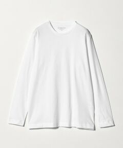 green label relaxing / グリーンレーベル リラクシング Tシャツ | LONG FIBER COTTON クリア クルーネック 長袖 Tシャツ