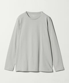 green label relaxing / グリーンレーベル リラクシング Tシャツ | LONG FIBER COTTON クリア クルーネック 長袖 Tシャツ