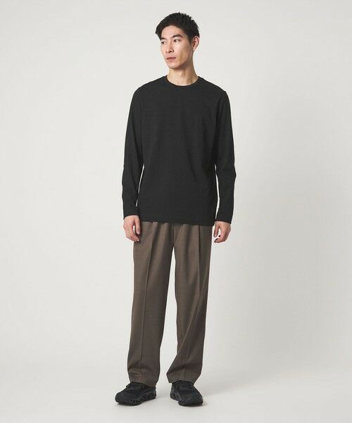 green label relaxing / グリーンレーベル リラクシング Tシャツ | LONG FIBER COTTON クリア クルーネック 長袖 Tシャツ | 詳細6