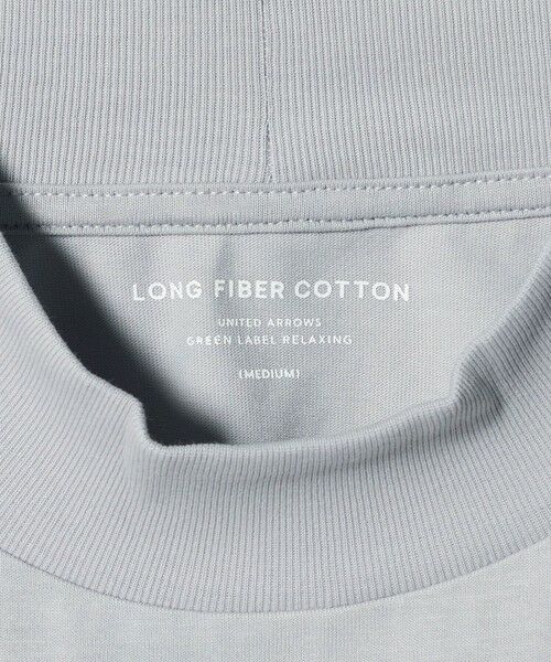 green label relaxing / グリーンレーベル リラクシング カットソー | LONG FIBER COTTON クリア モックネック 長袖 Tシャツ | 詳細20