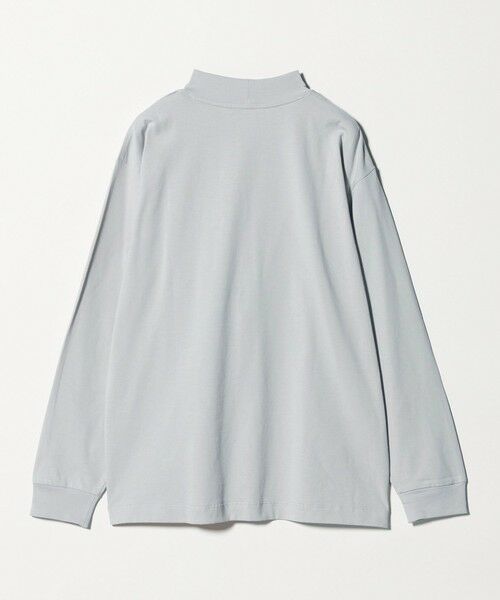 green label relaxing / グリーンレーベル リラクシング カットソー | LONG FIBER COTTON クリア モックネック 長袖 Tシャツ | 詳細16