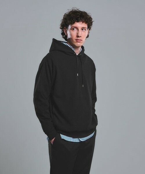 green label relaxing / グリーンレーベル リラクシング パーカー | アムンゼン ツイル フーディ パーカー -UVカット・吸水速乾・抗菌-（BLACK）