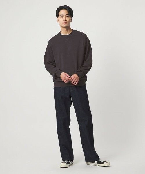 green label relaxing / グリーンレーベル リラクシング ニット・セーター | コットン シルク ミックス インレイ クルーネック ニット | 詳細4