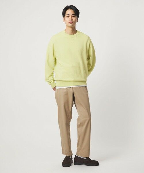green label relaxing / グリーンレーベル リラクシング ニット・セーター | コットン シルク ミックス インレイ クルーネック ニット | 詳細7