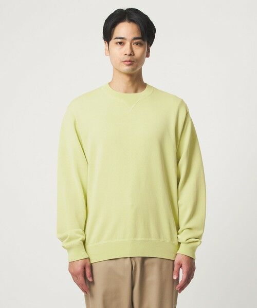 green label relaxing / グリーンレーベル リラクシング ニット・セーター | コットン シルク ミックス インレイ クルーネック ニット | 詳細8