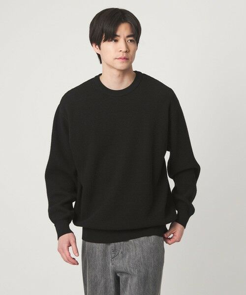 green label relaxing / グリーンレーベル リラクシング ニット・セーター | コットン リバー カノコ クルーネック ニット | 詳細10