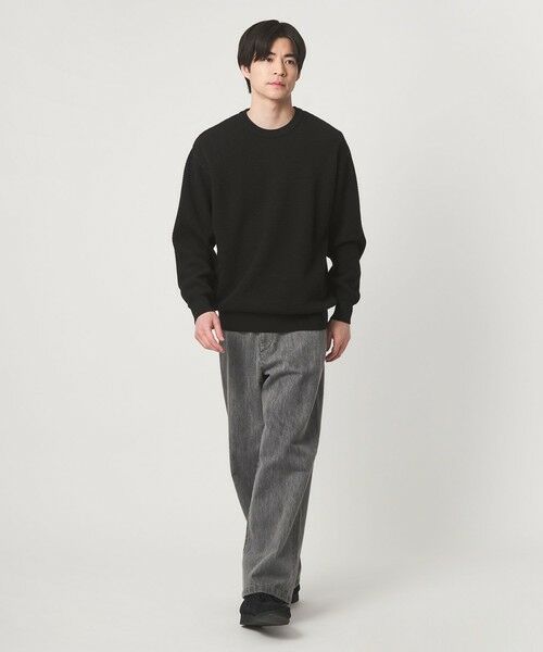 green label relaxing / グリーンレーベル リラクシング ニット・セーター | コットン リバー カノコ クルーネック ニット | 詳細11