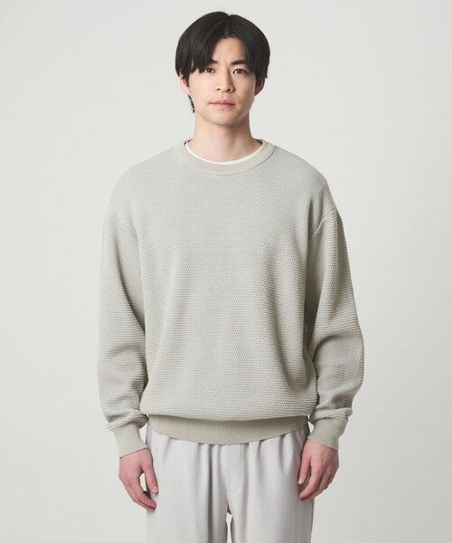 green label relaxing / グリーンレーベル リラクシング ニット・セーター | コットン リバー カノコ クルーネック ニット | 詳細20