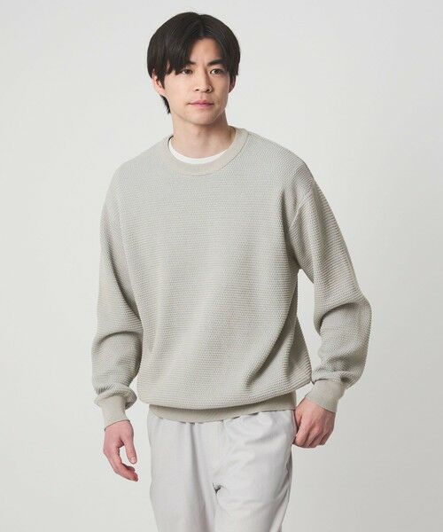 green label relaxing / グリーンレーベル リラクシング ニット・セーター | コットン リバー カノコ クルーネック ニット | 詳細18