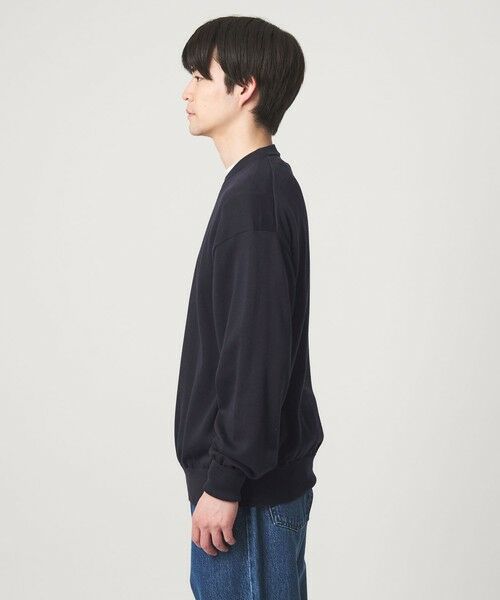 green label relaxing / グリーンレーベル リラクシング ニット・セーター | FINE BASIC アメリカンシーアイランドコットン クルーネック ニット | 詳細9