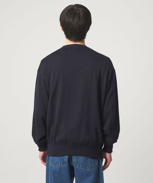 green label relaxing / グリーンレーベル リラクシング ニット・セーター | FINE BASIC アメリカンシーアイランドコットン クルーネック ニット | 詳細10