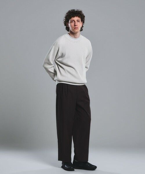 green label relaxing / グリーンレーベル リラクシング ニット・セーター | フェード アゼ クルーネック ニット | 詳細1