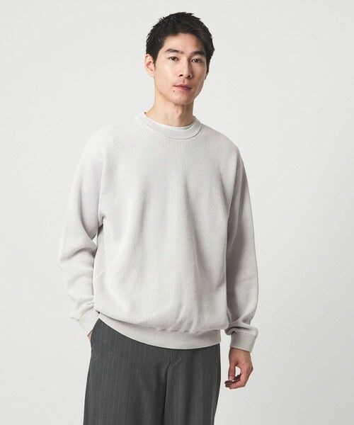 green label relaxing / グリーンレーベル リラクシング ニット・セーター | フェード アゼ クルーネック ニット | 詳細2