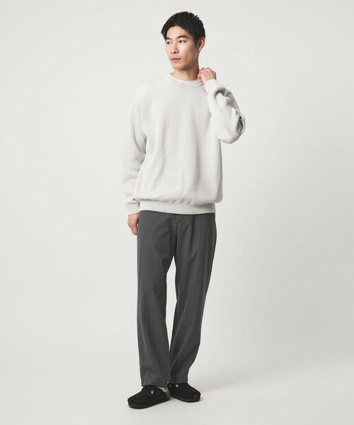 green label relaxing / グリーンレーベル リラクシング ニット・セーター | フェード アゼ クルーネック ニット | 詳細3
