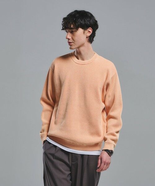 green label relaxing / グリーンレーベル リラクシング ニット・セーター | フェード アゼ クルーネック ニット | 詳細10