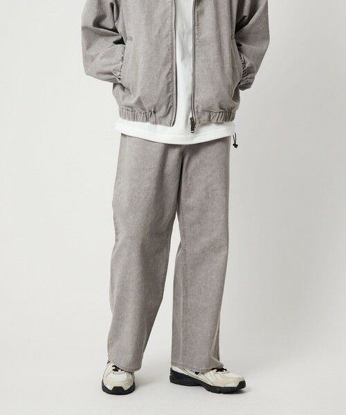 green label relaxing / グリーンレーベル リラクシング その他パンツ | プリント バイオ バギー パンツ（MD.GRAY）