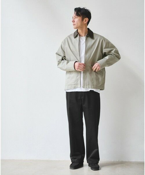 green label relaxing / グリーンレーベル リラクシング チノ・ワークパンツ | ウエストポイント ウォッシュド ワイドパンツ | 詳細1