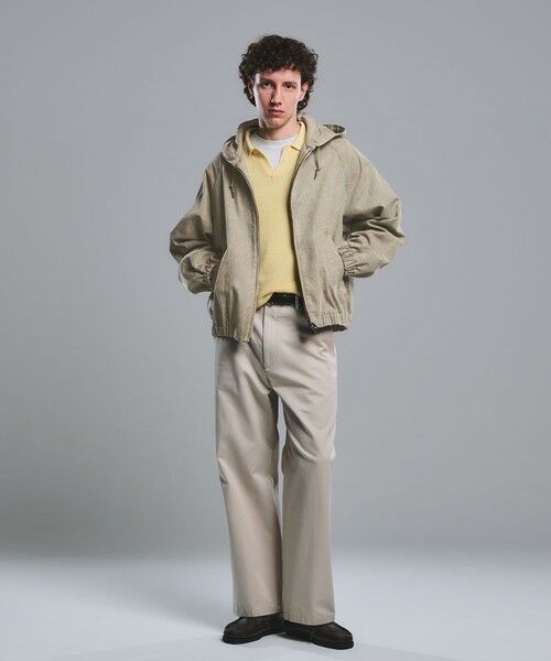 green label relaxing / グリーンレーベル リラクシング チノ・ワークパンツ | ウエストポイント ウォッシュド ワイドパンツ | 詳細9