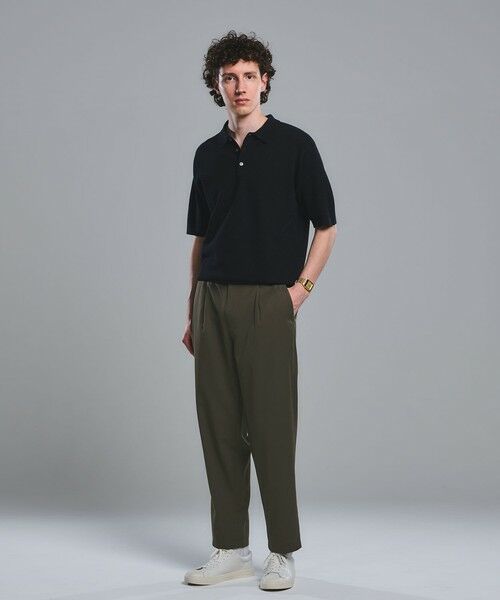 green label relaxing / グリーンレーベル リラクシング その他パンツ | DICROS ポリエステル ツイル 1プリーツ W2 ユーティリティパンツ -ストレッチ・撥水- | 詳細16