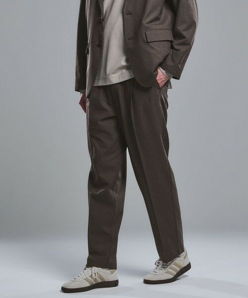 green label relaxing / グリーンレーベル リラクシング その他パンツ | FREELITCH オルマイ ワイド W3 イージーパンツ -2WAYストレッチ・吸水速乾-（DK.BROWN）