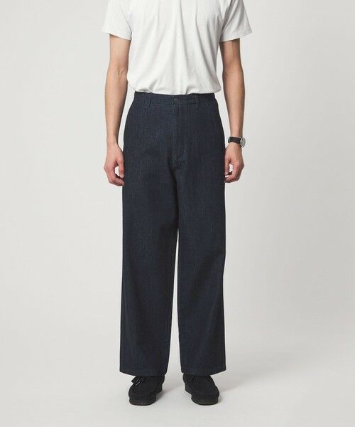 green label relaxing / グリーンレーベル リラクシング デニムパンツ | ウォッシュド ワイド デニムパンツ | 詳細8