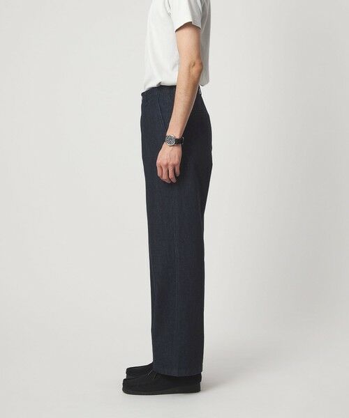 green label relaxing / グリーンレーベル リラクシング デニムパンツ | ウォッシュド ワイド デニムパンツ | 詳細9