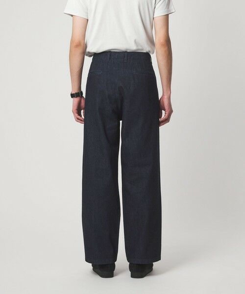 green label relaxing / グリーンレーベル リラクシング デニムパンツ | ウォッシュド ワイド デニムパンツ | 詳細10