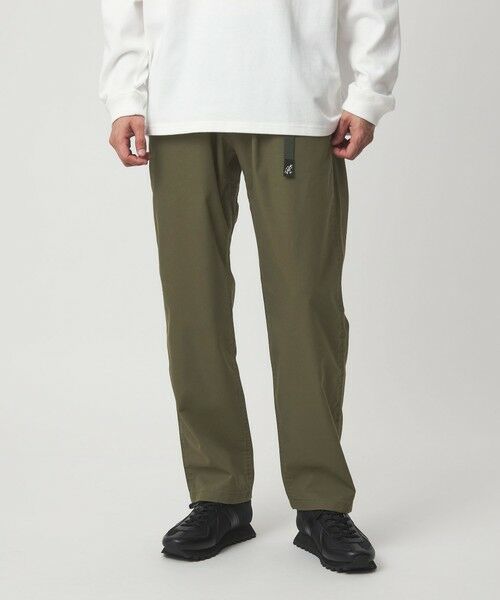 green label relaxing / グリーンレーベル リラクシング その他パンツ | 【別注】＜Gramicci＞GLR TC ツイル ワイド テーパード パンツ（DK.GREEN）