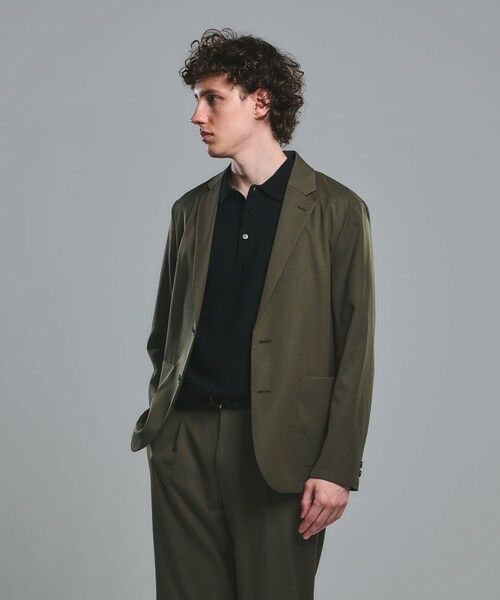 green label relaxing / グリーンレーベル リラクシング テーラードジャケット | DICROS ポリエステル ツイル リラックス ジャケット -ストレッチ・撥水- | 詳細12