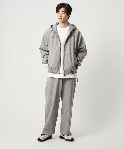 green label relaxing / グリーンレーベル リラクシング その他アウター | プリント バイオ フード ブルゾン | 詳細1