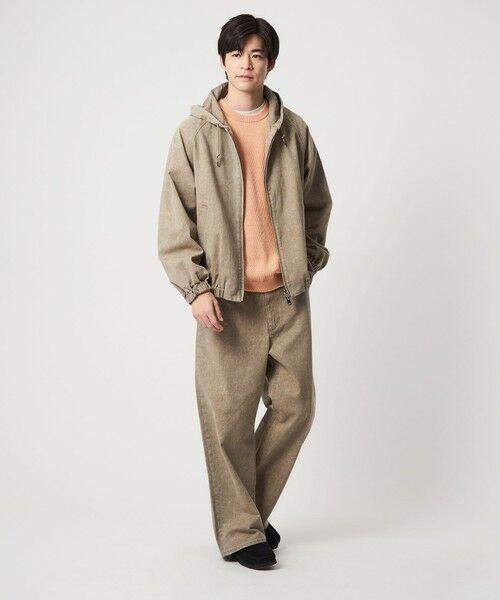 green label relaxing / グリーンレーベル リラクシング その他アウター | プリント バイオ フード ブルゾン | 詳細16