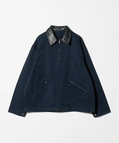 green label relaxing / グリーンレーベル リラクシング ブルゾン | ウエストポイント ジップアップ ブルゾン（NAVY）