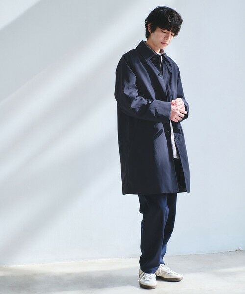 green label relaxing / グリーンレーベル リラクシング ステンカラーコート | ナイロンオックス ステンカラーコート ‐撥水‐ | 詳細27