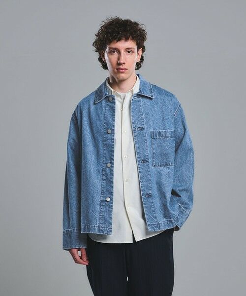 green label relaxing / グリーンレーベル リラクシング Gジャン・デニムジャケット | デニム カバーオール（TURQUOISE）