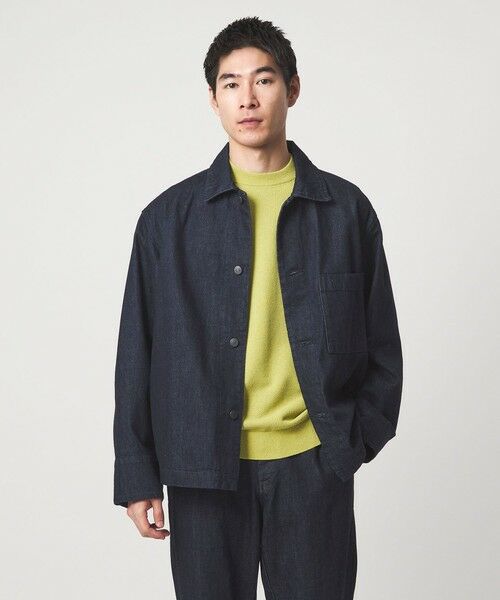 green label relaxing / グリーンレーベル リラクシング Gジャン・デニムジャケット | デニム カバーオール（NAVY）