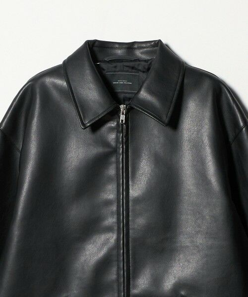 green label relaxing / グリーンレーベル リラクシング ブルゾン | レザーライク ジップ ブルゾン | 詳細2