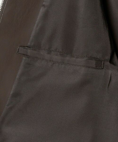 green label relaxing / グリーンレーベル リラクシング ブルゾン | レザーライク ジップ ブルゾン | 詳細11