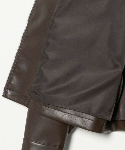 green label relaxing / グリーンレーベル リラクシング ブルゾン | レザーライク ジップ ブルゾン | 詳細12